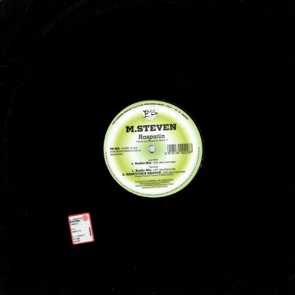 12inch Record M. STEVEN - Rasputin FS006 F.S. Production 1997 Italy Dance & Electronica Used
12inch Record M. STEVEN - Rasputin FS006 F.S. Production 1997 Italy Dance & Electronica Used