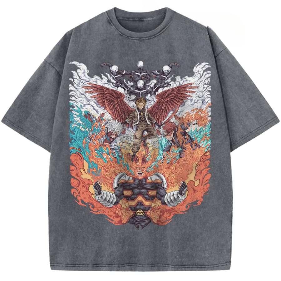 Hot Anime My Hero Academia Endeavour Hawks Clothing Men Women Tshirts Washed Cotton Tee Retro Oversized T-shirt Harajuku T Shirt XXL сірий колір
Hot Anime My Hero Academia Endeavour Hawks Clothing Men Women Tshirts Washed Cotton Tee Retro Oversized T-shirt Harajuku T Shirt XXL сірий колір