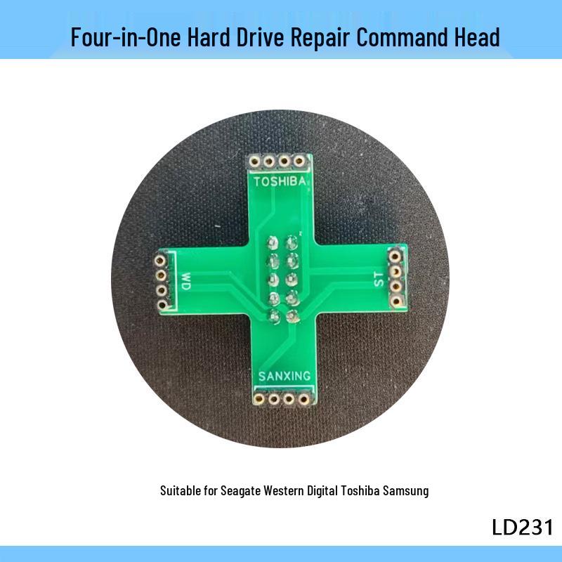 Four-in-One Hard Drive Repair Tool: PC3000/MRT Command Head for Seagate, Western Digital, Toshiba, Samsung
Four-in-One Hard Drive Repair Tool: PC3000/MRT Command Head for Seagate, Western Digital, Toshiba, Samsung