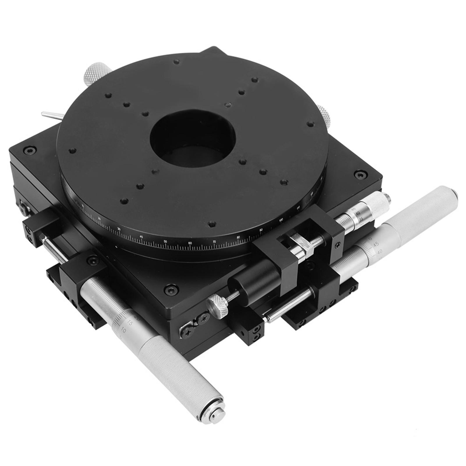 SEMXYR160 XYR 3 Axis 160x160mm Fine Tuning Platform Optical Displacement Table Cross Guide
SEMXYR160 XYR 3 Axis 160x160mm Fine Tuning Platform Optical Displacement Table Cross Guide