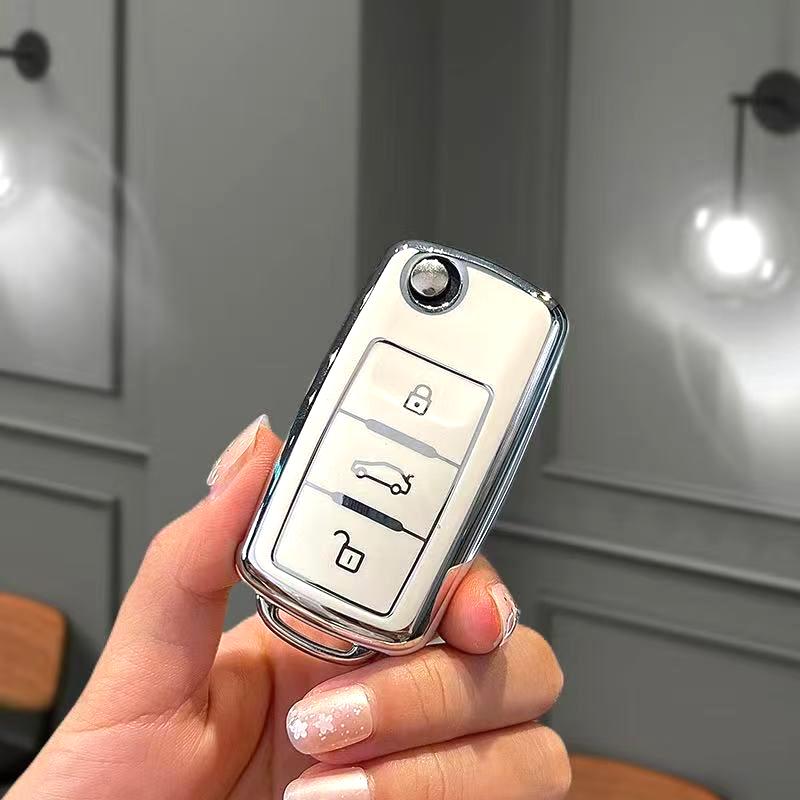 Fashion TPU Auto Keyless Protector Car Key Fob Case Cover For VW Tiguan Beetle EOS Jetta Golf UP Polo T5 Caddy Keychain
Fashion TPU Auto Keyless Protector Car Key Fob Case Cover For VW Tiguan Beetle EOS Jetta Golf UP Polo T5 Caddy Keychain