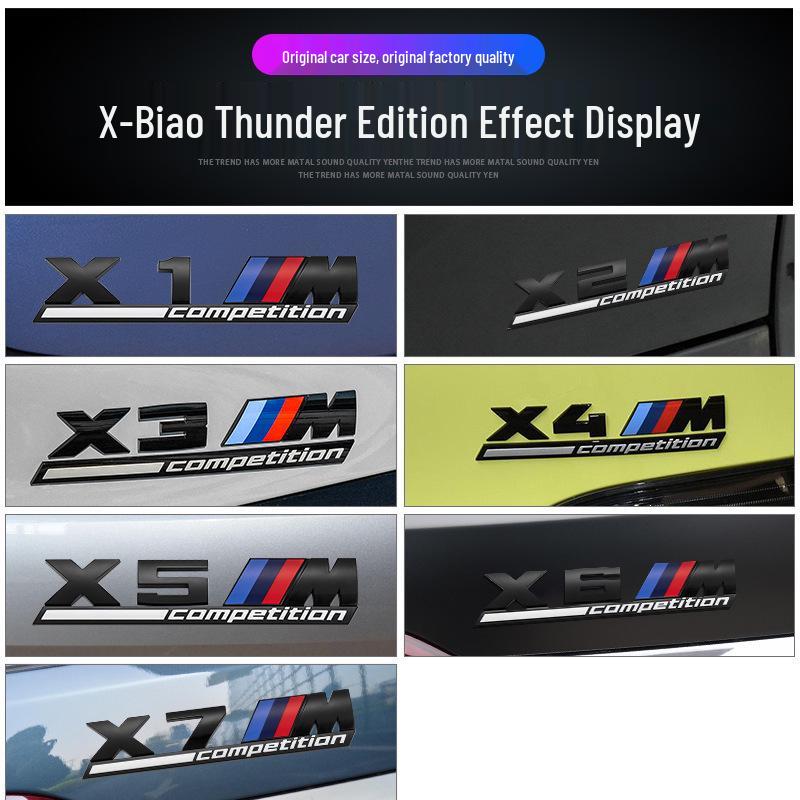 Задній логотип-літери для BMW M3/M4/M5/M2/Competition/Thunder/X1M/X3M X4 чорний
Задній логотип-літери для BMW M3/M4/M5/M2/Competition/Thunder/X1M/X3M X4 чорний