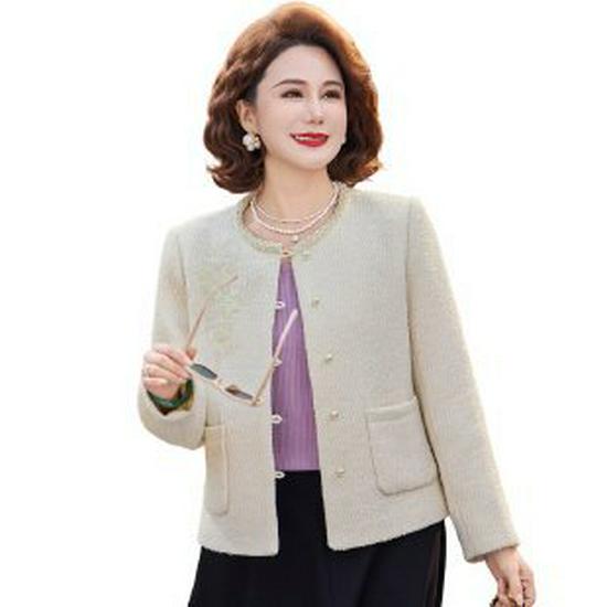 2026 New Chinese-Style Tang Suit Jacket for Middle-Aged and Elderly Women - Elegant Autumn/Spring Wear 2XL бежевий
2026 New Chinese-Style Tang Suit Jacket for Middle-Aged and Elderly Women - Elegant Autumn/Spring Wear 2XL бежевий