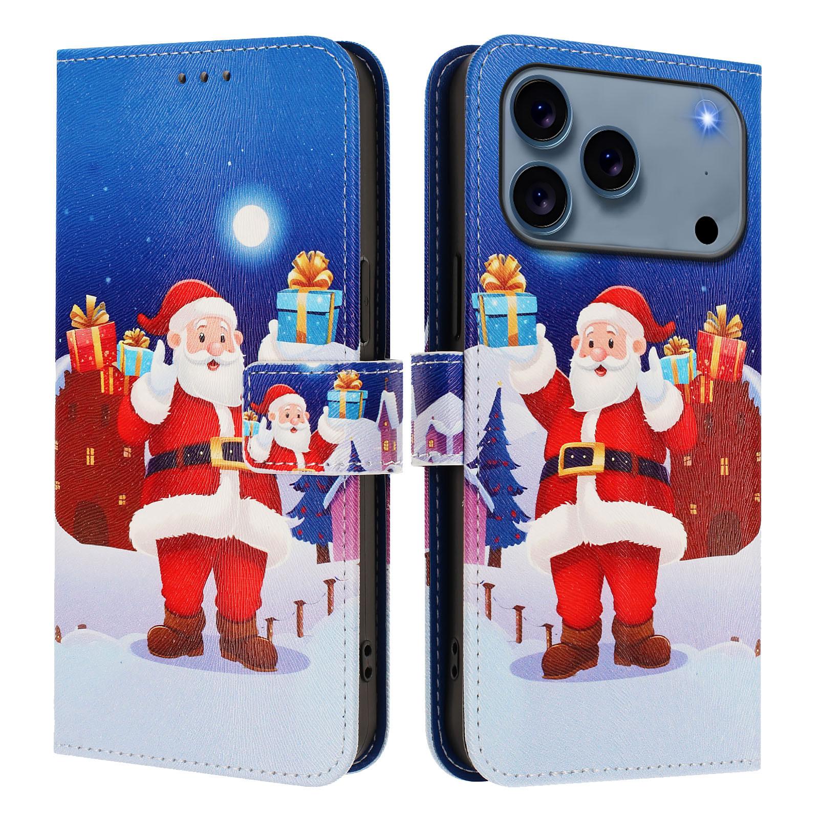 For iPhone 17 Pro Wallet Case Christmas Pattern Printing Leather Phone Cover with Lanyard
For iPhone 17 Pro Wallet Case Christmas Pattern Printing Leather Phone Cover with Lanyard