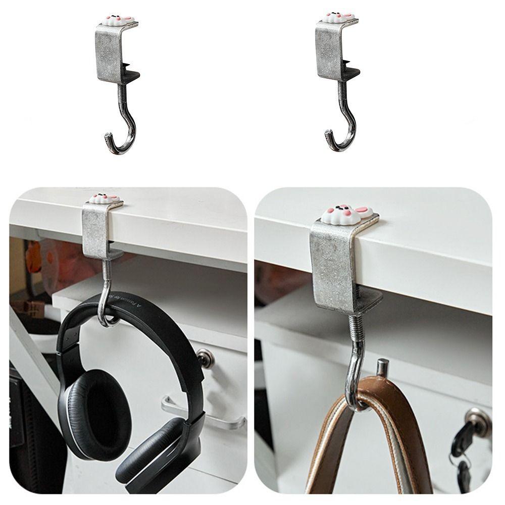 Adjustable Desk Side Hook Rotatable Table Edge Storage Hook New Schoolbag Hook Student Rabbit
Adjustable Desk Side Hook Rotatable Table Edge Storage Hook New Schoolbag Hook Student Rabbit