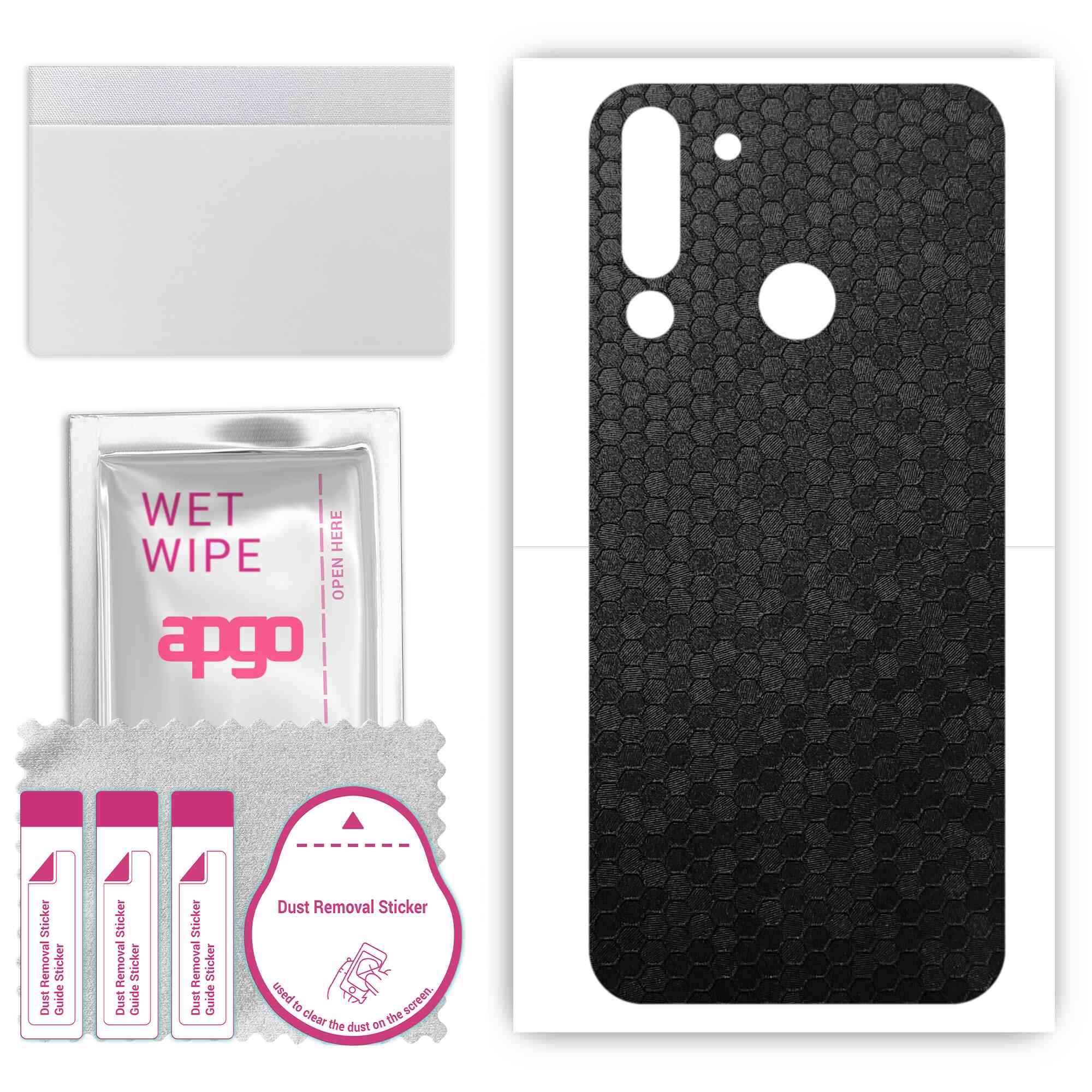 Apgo Protective Skin Sticker для задньої панелі, сумісної з HTC Wildfire E3, плівка, фольга, вініл - візерунок, чорні соти
Apgo Protective Skin Sticker для задньої панелі, сумісної з HTC Wildfire E3, плівка, фольга, вініл - візерунок, чорні соти