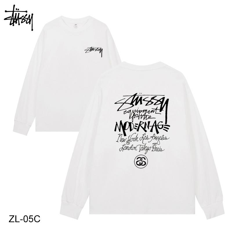 Stussy 2024 весна и осень новая высококачественная хлопковая футболка Stussy в стиле модерн с длинными рукавами и принтом логотипа для мужчин и женщин
Stussy 2024 весна и осень новая высококачественная хлопковая футболка Stussy в стиле модерн с длинными рукавами и принтом логотипа для мужчин и женщин