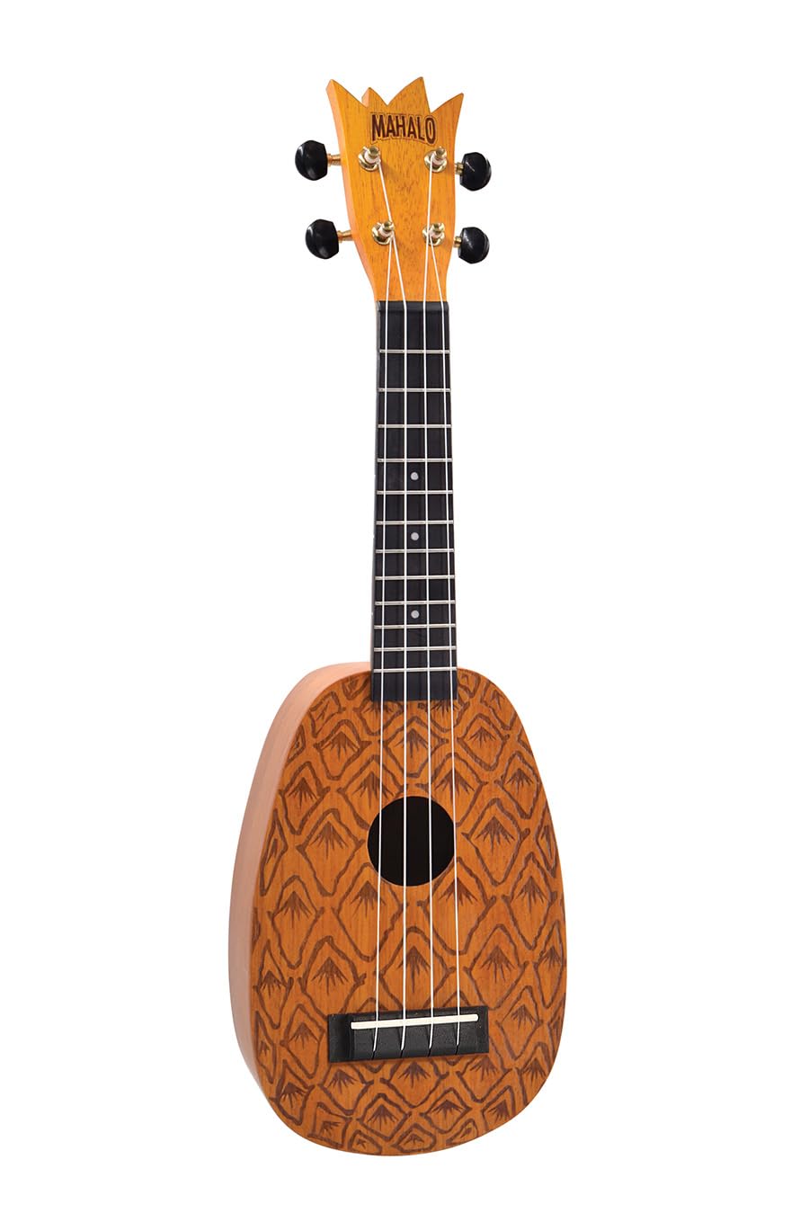 MAHALO Laser Engraved Pineapple Soprano Ukulele ME1P
MAHALO Laser Engraved Pineapple Soprano Ukulele ME1P