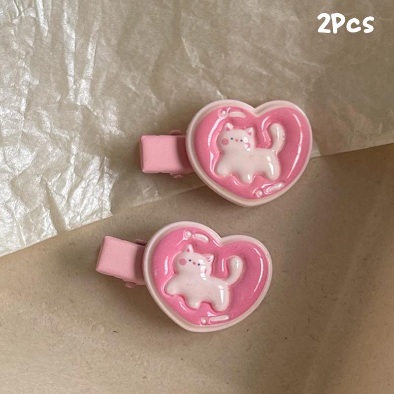 Girls Love Heart Cat Hair Clip Kids Cute Pink Duckbill Clips Sweet Cartoon Kitten Headband Clip Hair Accessories Pink
Girls Love Heart Cat Hair Clip Kids Cute Pink Duckbill Clips Sweet Cartoon Kitten Headband Clip Hair Accessories Pink