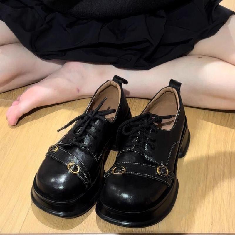 Толстоподошвенный ремень с металлической пряжкой в виде большой головы. Женские осенне-зимние ветрозащитные маленькие кожаные туфли на шнуровке, увеличивающие рост. 40 чёрный
Толстоподошвенный ремень с металлической пряжкой в виде большой головы. Женские осенне-зимние ветрозащитные маленькие кожаные туфли на шнуровке, увеличивающие рост. 40 чёрный