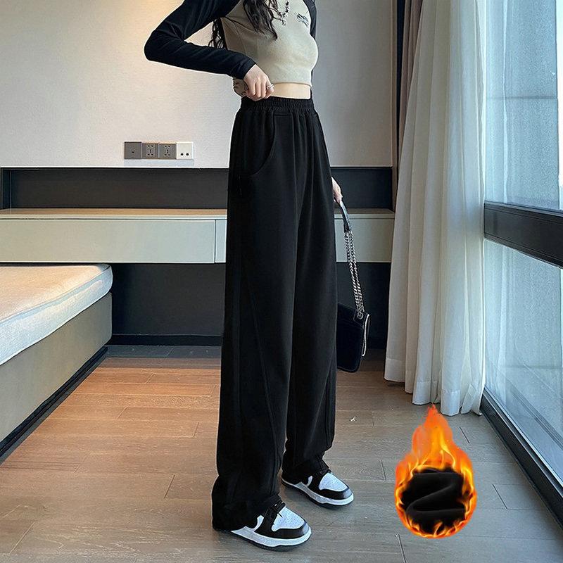 Women s Diagonal Striped Wide Leg Pants High Waist Loose Thickened Velvet Straight-Leg Trendy Trousers M чёрный
Women s Diagonal Striped Wide Leg Pants High Waist Loose Thickened Velvet Straight-Leg Trendy Trousers M чёрный