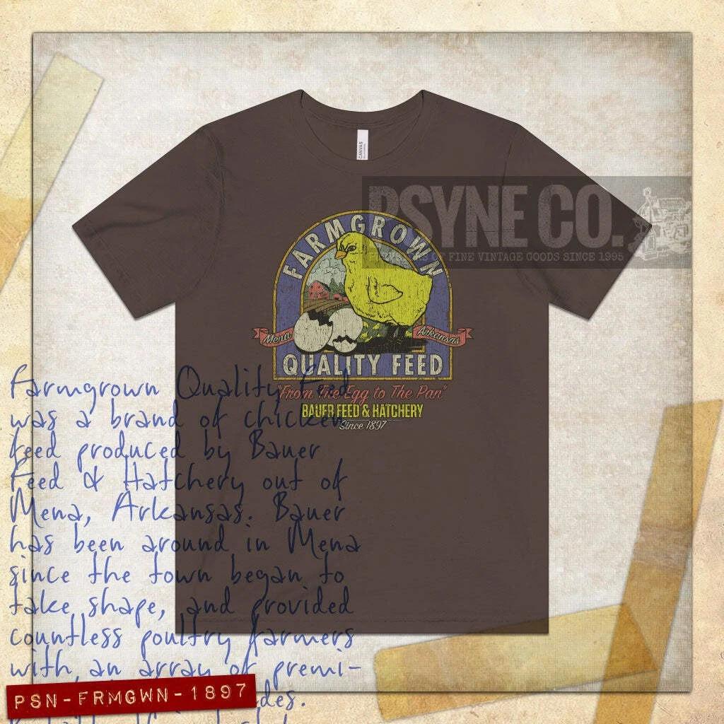 Farmgrown Quality Feed 1897 Vintage Men s T shirt L
Farmgrown Quality Feed 1897 Vintage Men s T shirt L