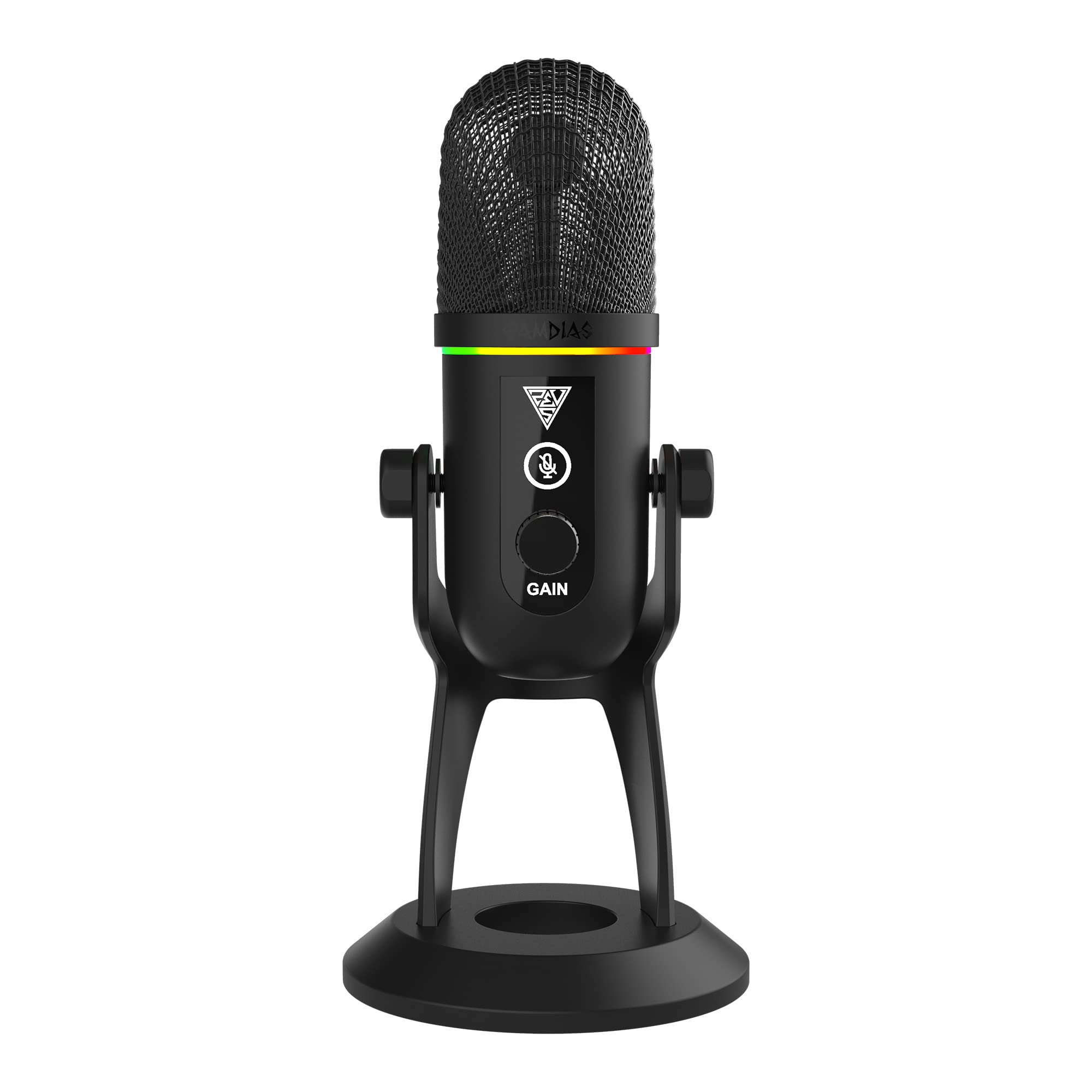 GAMDIAS PHEME M1 USB Microphone Recording Podcasting Streaming Simple Touch Control Environmental Noise Cancellation Foldable Adjustable Super
GAMDIAS PHEME M1 USB Microphone Recording Podcasting Streaming Simple Touch Control Environmental Noise Cancellation Foldable Adjustable Super