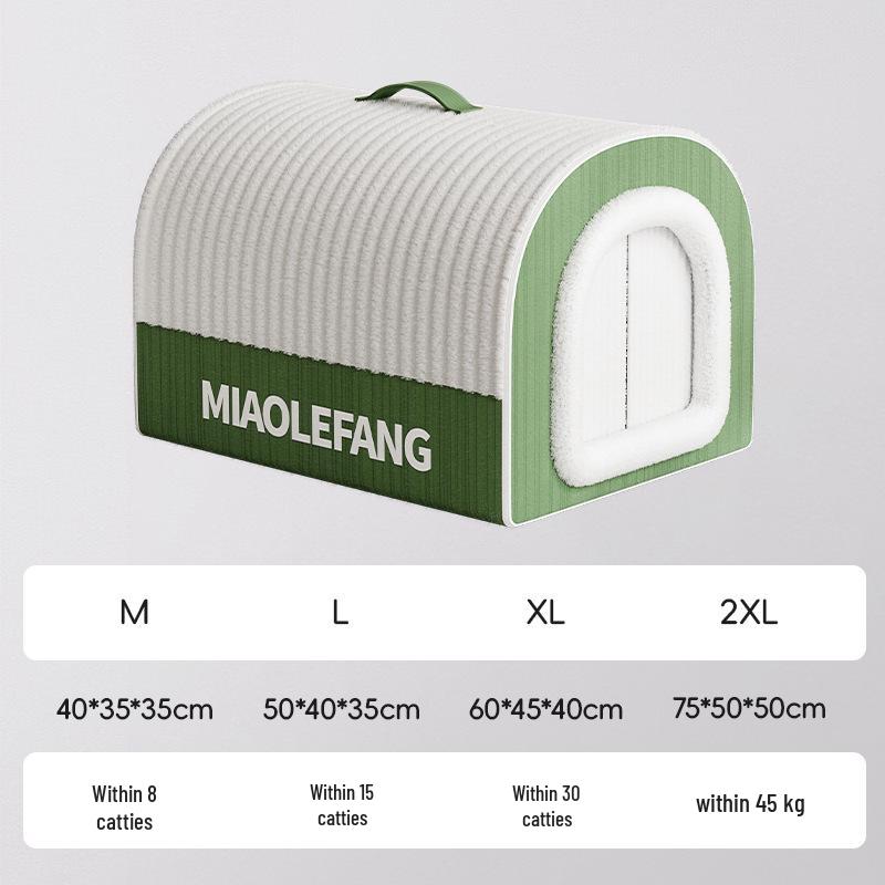 All-Season Cat Tent: Cozy, Washable Shelter for Comfort and Security Green M
All-Season Cat Tent: Cozy, Washable Shelter for Comfort and Security Green M