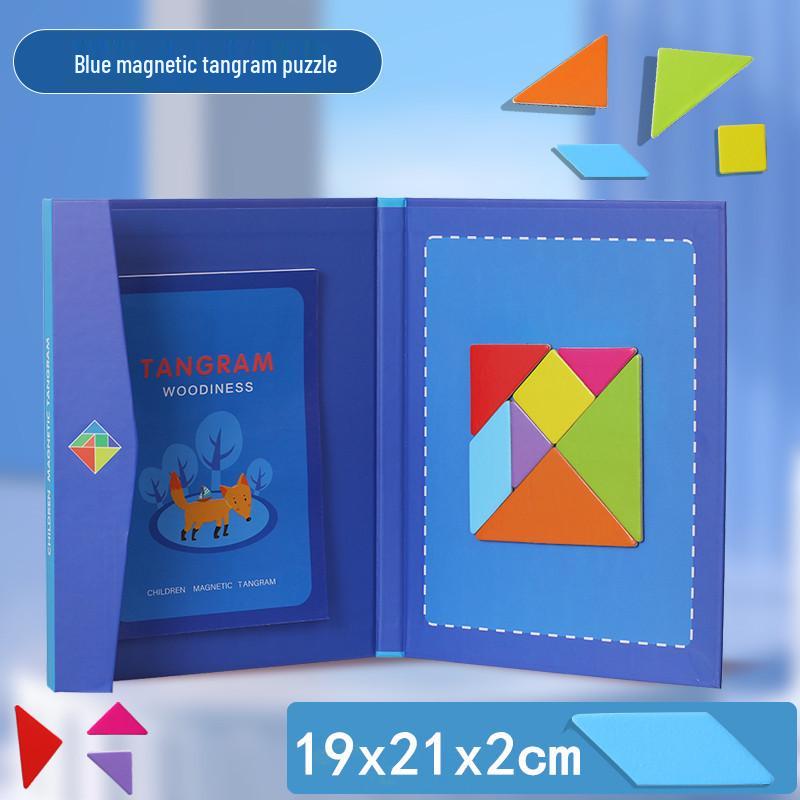 Детская магнитная деревянная головоломка Танграм - Пособие для раннего развития и обучения в детском саду
Детская магнитная деревянная головоломка Танграм - Пособие для раннего развития и обучения в детском саду