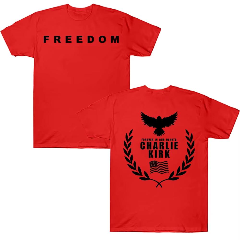 Charlie Kirk Freedom Commemorate Men s T-shirts Harajuku Graphic Cotton T Shirts Streetwear Tribute Memorial American Hero Tees 4XL
Charlie Kirk Freedom Commemorate Men s T-shirts Harajuku Graphic Cotton T Shirts Streetwear Tribute Memorial American Hero Tees 4XL