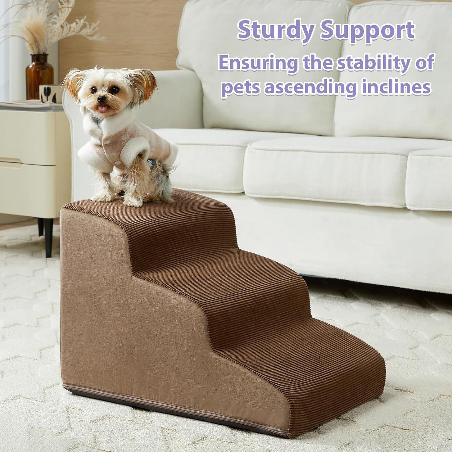 Wavy Pet Stairs: Popular Dog Ramp & Climbing Ladder for Pets Two Steps (53*38*23cm)
Wavy Pet Stairs: Popular Dog Ramp & Climbing Ladder for Pets Two Steps (53*38*23cm)