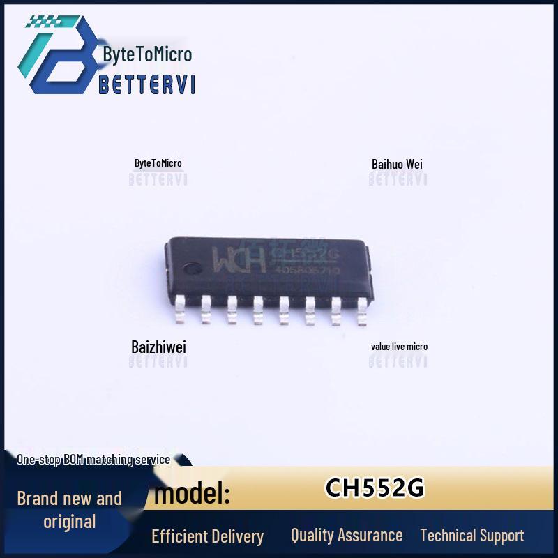 CH552G SOP-16 Microcontroller (MCU/MPU/SOC)
CH552G SOP-16 Microcontroller (MCU/MPU/SOC)