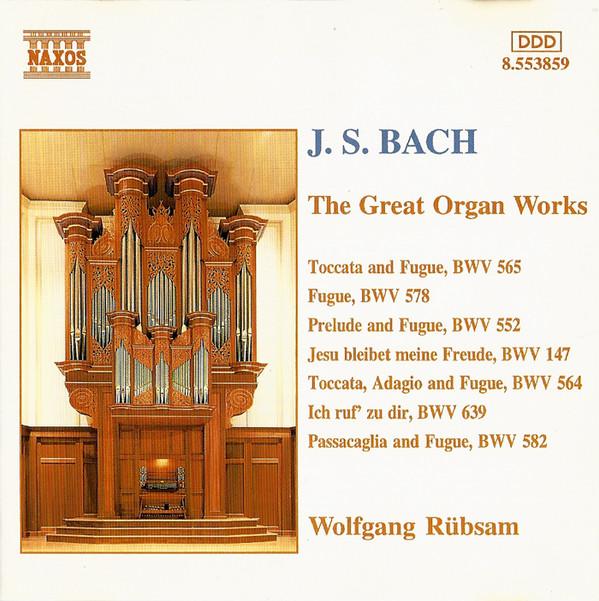 CD JOHANN SEBASTIAN BACH, WOLFGANG RÜB - Great Organ Works 8553859 Naxos 1996 Japan Classical Used
CD JOHANN SEBASTIAN BACH, WOLFGANG RÜB - Great Organ Works 8553859 Naxos 1996 Japan Classical Used