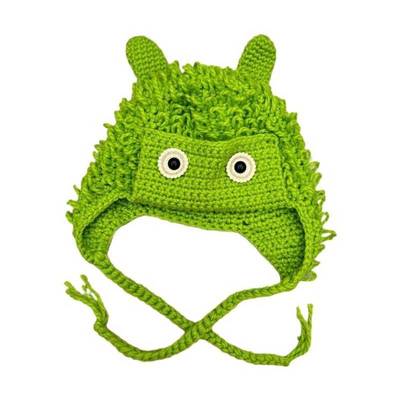 Winter Warm Knit Hat for Women Funny Monsters Hat Hooded Skull Hat Outdoor Activity Cap Windproof Headwear Pullover Hat
Winter Warm Knit Hat for Women Funny Monsters Hat Hooded Skull Hat Outdoor Activity Cap Windproof Headwear Pullover Hat