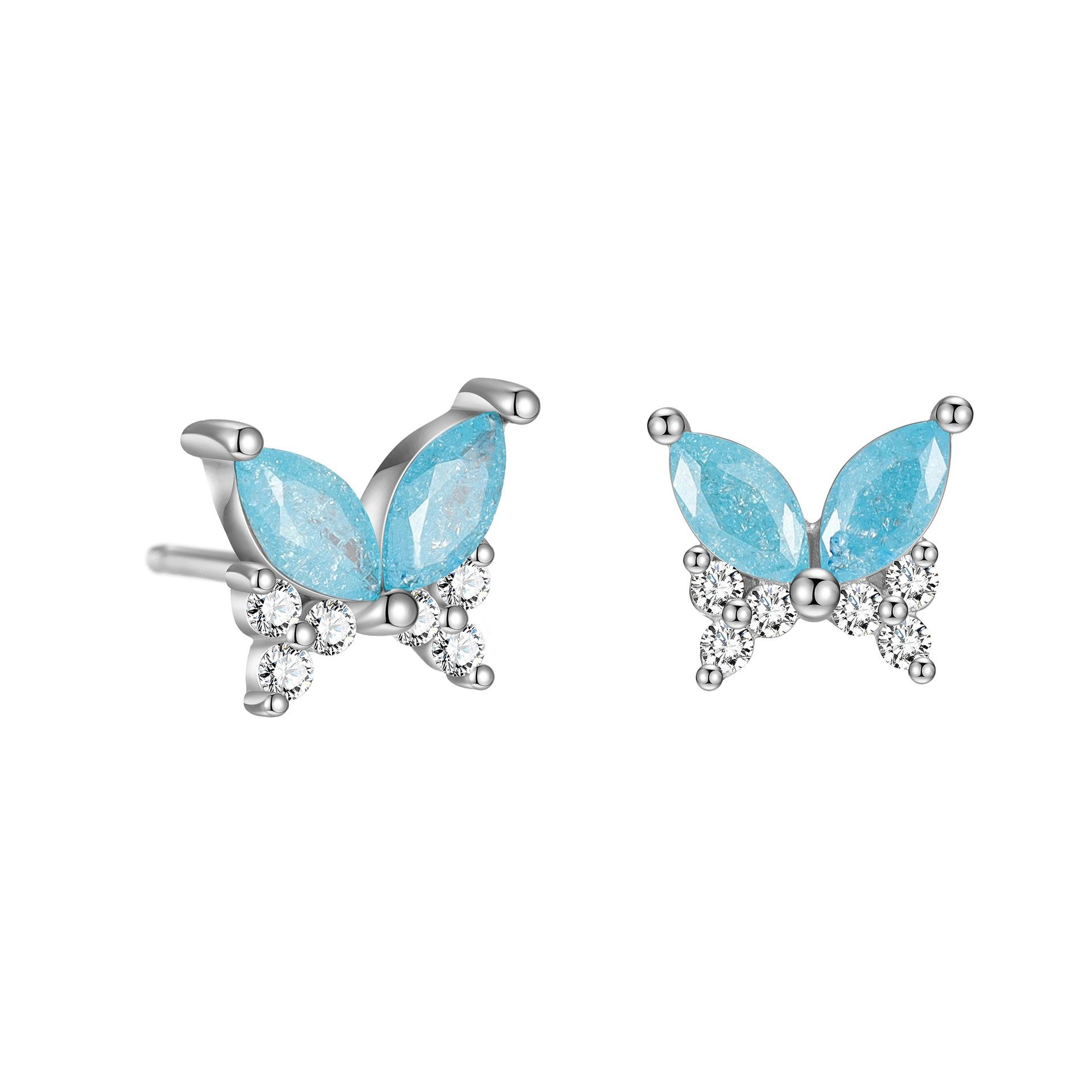 Colorful Zircon Exquisite Butterfly Stud Earrings 925 Sterling Silver Hypoallergenic Classic Elegant Earrings Fashion Jewellry
Colorful Zircon Exquisite Butterfly Stud Earrings 925 Sterling Silver Hypoallergenic Classic Elegant Earrings Fashion Jewellry