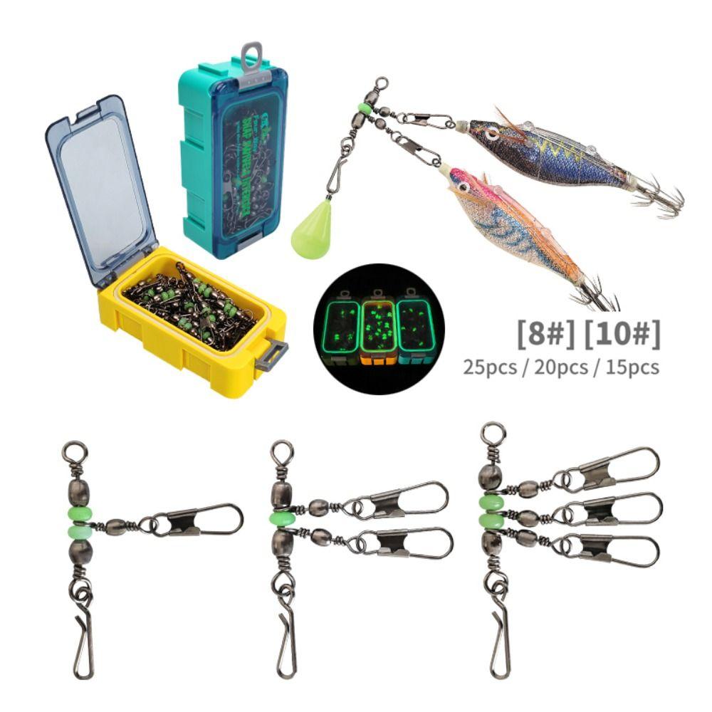 Bearing Barrel Fishing Pin Connector Interlock Snap Fishing Snap Tackle Fishing Swivels Squid Jig 15pcs 8
Bearing Barrel Fishing Pin Connector Interlock Snap Fishing Snap Tackle Fishing Swivels Squid Jig 15pcs 8
