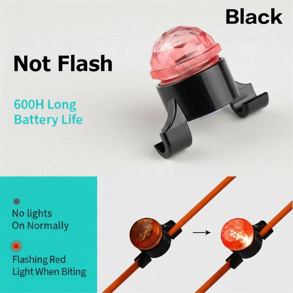 Electronic Fishing LED Light Bite Alarms Portable Night Fishing Luminous Line Indicator Fishing Tackle Accessories чорний
Electronic Fishing LED Light Bite Alarms Portable Night Fishing Luminous Line Indicator Fishing Tackle Accessories чорний