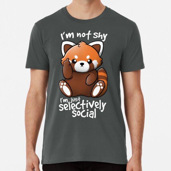 Shy red panda T-Shirt S-5XL Best T-Shirt L
Shy red panda T-Shirt S-5XL Best T-Shirt L