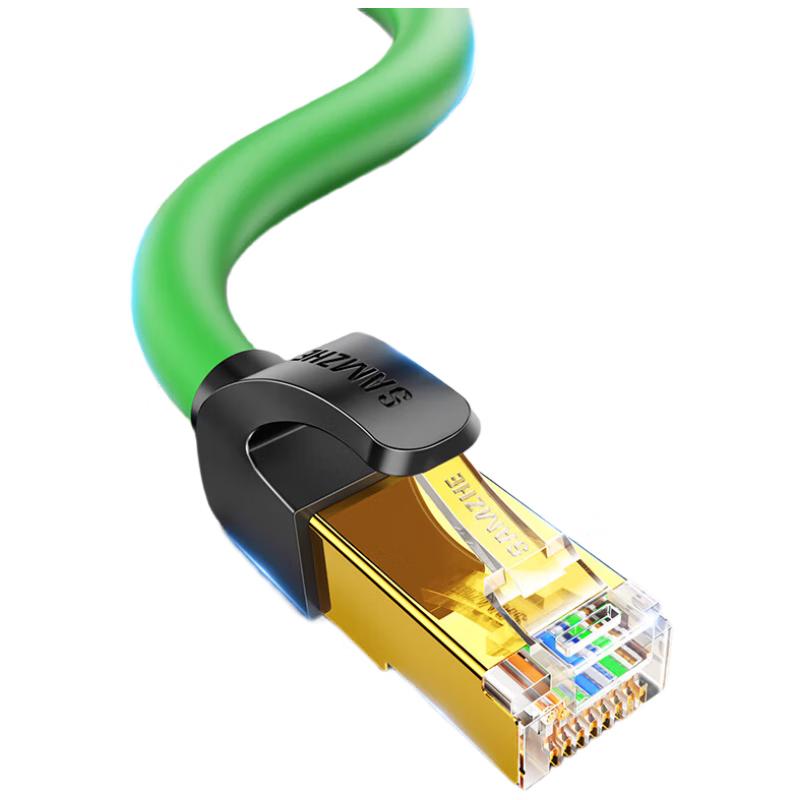 SAMZHE Cat7 Shielded Ethernet Cable
SAMZHE Cat7 Shielded Ethernet Cable
