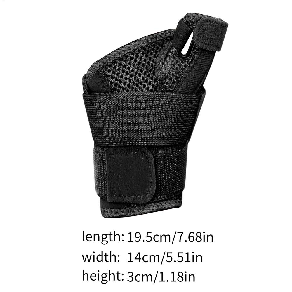 Wrist Brace with Thumb Support Carpal Splint for Fitness Breathable Thumb Wrist Brace with Ergonomic Support for Computer Work чорний
Wrist Brace with Thumb Support Carpal Splint for Fitness Breathable Thumb Wrist Brace with Ergonomic Support for Computer Work чорний