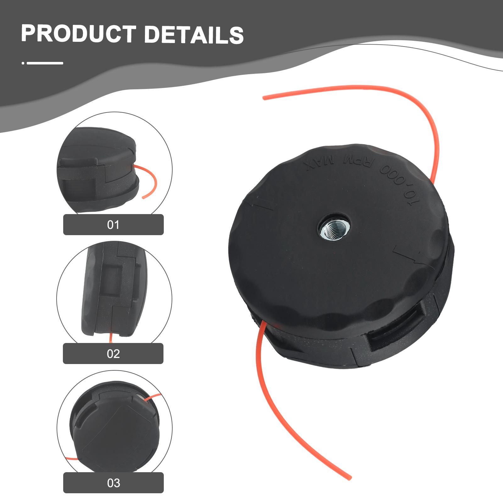 Replacement String Trimmer Head with M10 x 1 25 Thread for Echo 210 For 225 230 Models Suitable for Garden Use China Mainland
Replacement String Trimmer Head with M10 x 1 25 Thread for Echo 210 For 225 230 Models Suitable for Garden Use China Mainland