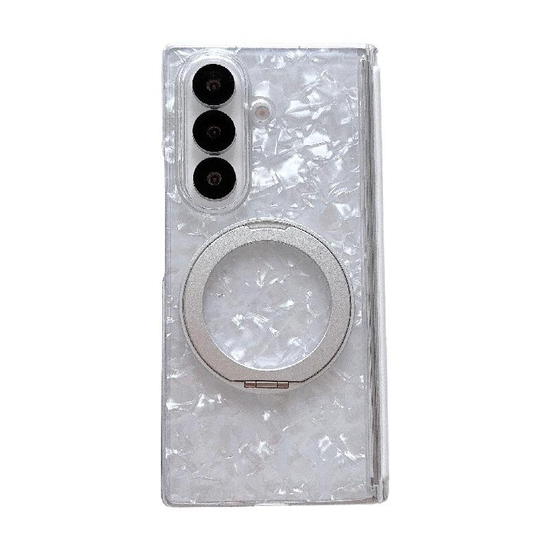 Stylish Shell Pattern Magnetic Stand Case for Samsung Z Fold7 with 360° Rotation & Screen Protection Samsung Fold7
Stylish Shell Pattern Magnetic Stand Case for Samsung Z Fold7 with 360° Rotation & Screen Protection Samsung Fold7