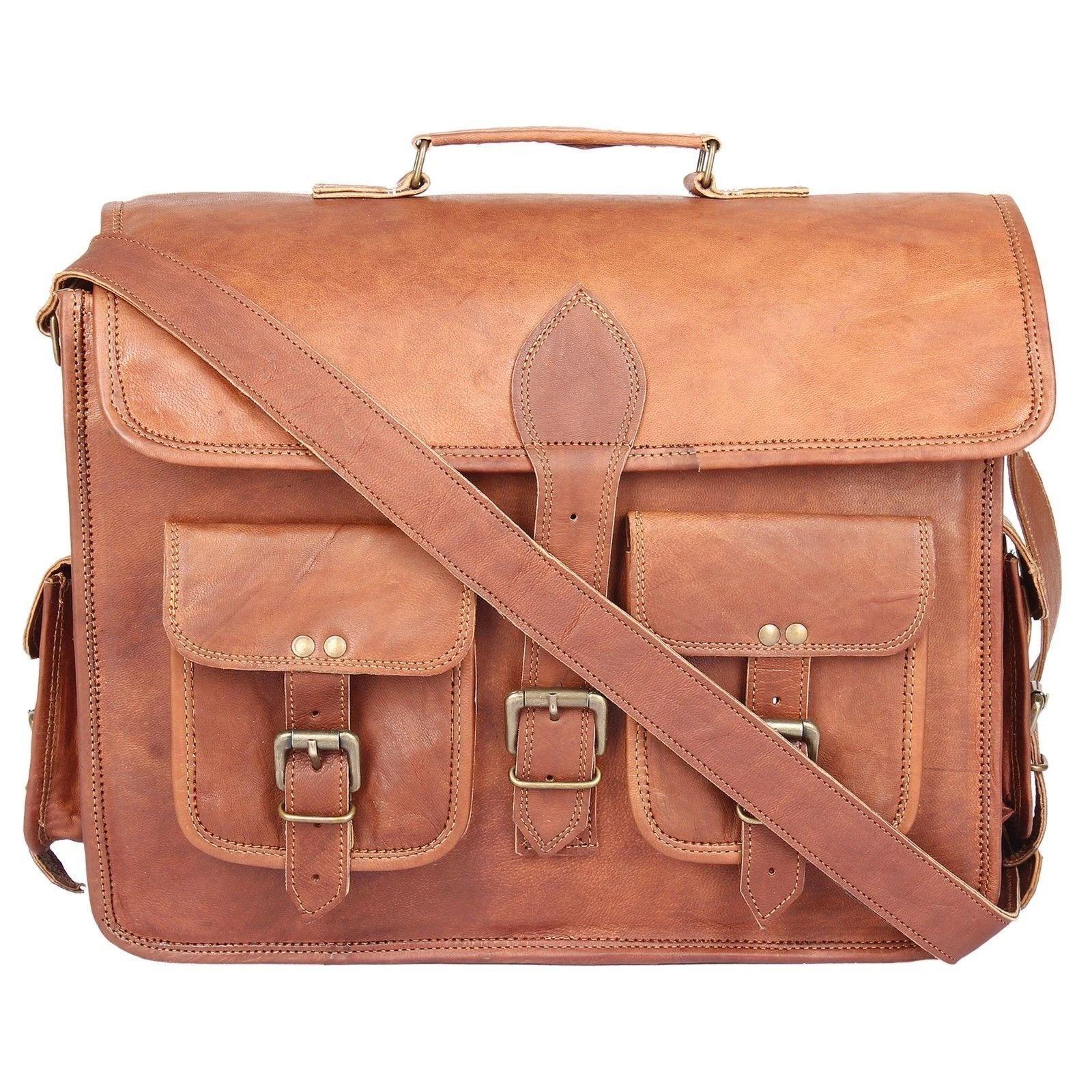 Real Vintage Goat Leather Women s Satchel Messenger Laptop Briefcase NEW Bag 18 x 14 x 6 in коричневий
Real Vintage Goat Leather Women s Satchel Messenger Laptop Briefcase NEW Bag 18 x 14 x 6 in коричневий