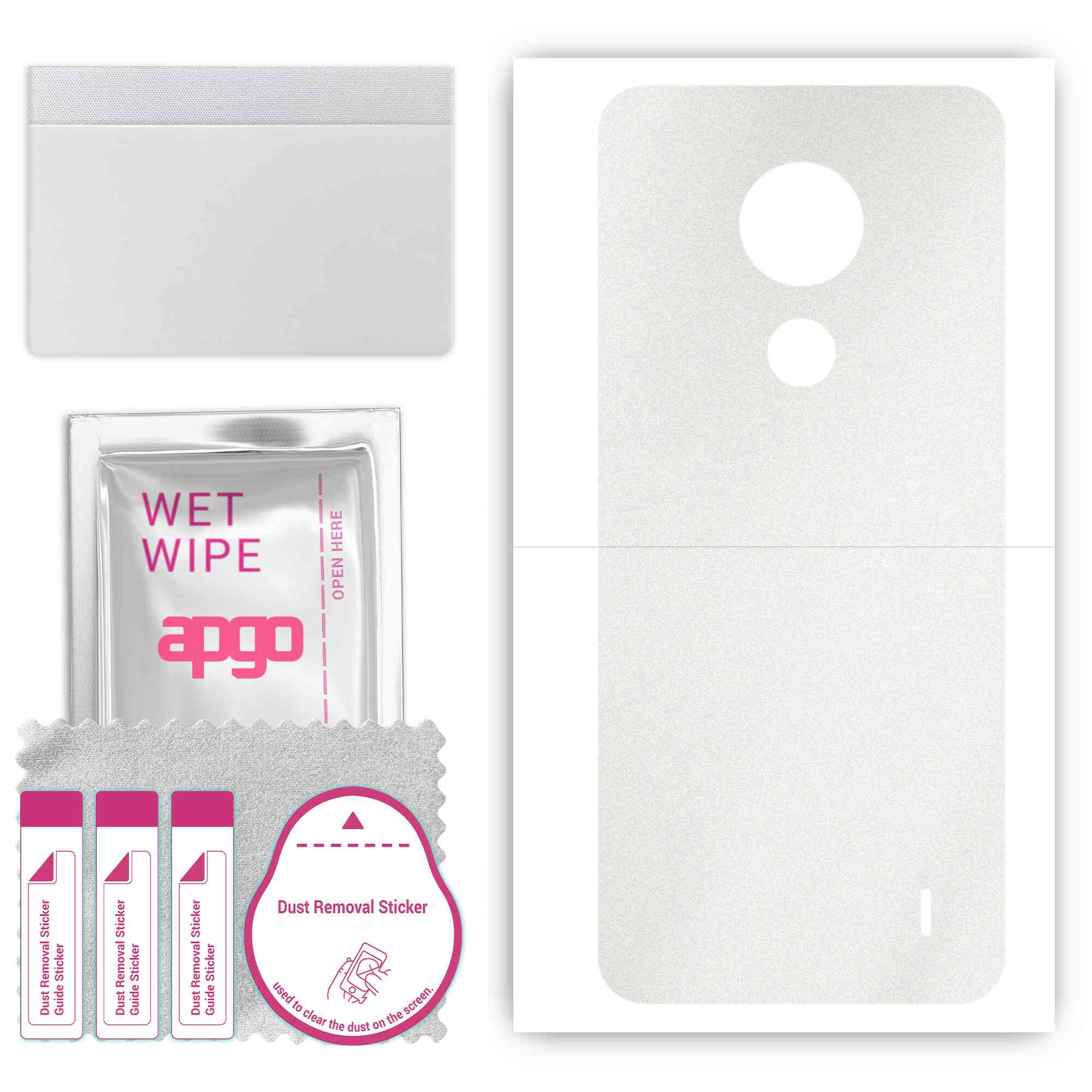 apgo Protective Skin Sticker for the back compatible with Nokia C21, Wrap Film, Foil, Vinyl - Pattern Matte Transparent
apgo Protective Skin Sticker for the back compatible with Nokia C21, Wrap Film, Foil, Vinyl - Pattern Matte Transparent