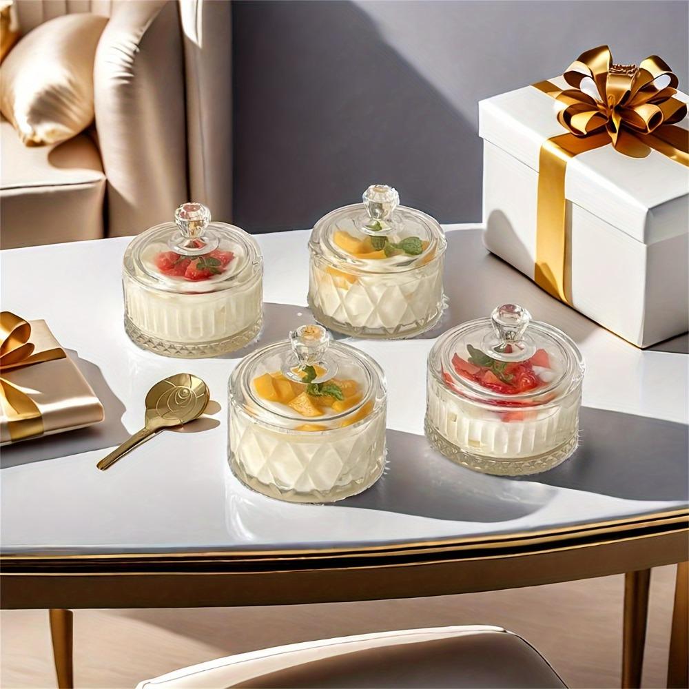 Round Glass Dessert Bowl Transparent Pudding Cups Kitchen Storage Jar Ice Cream Bowl Party Style D
Round Glass Dessert Bowl Transparent Pudding Cups Kitchen Storage Jar Ice Cream Bowl Party Style D