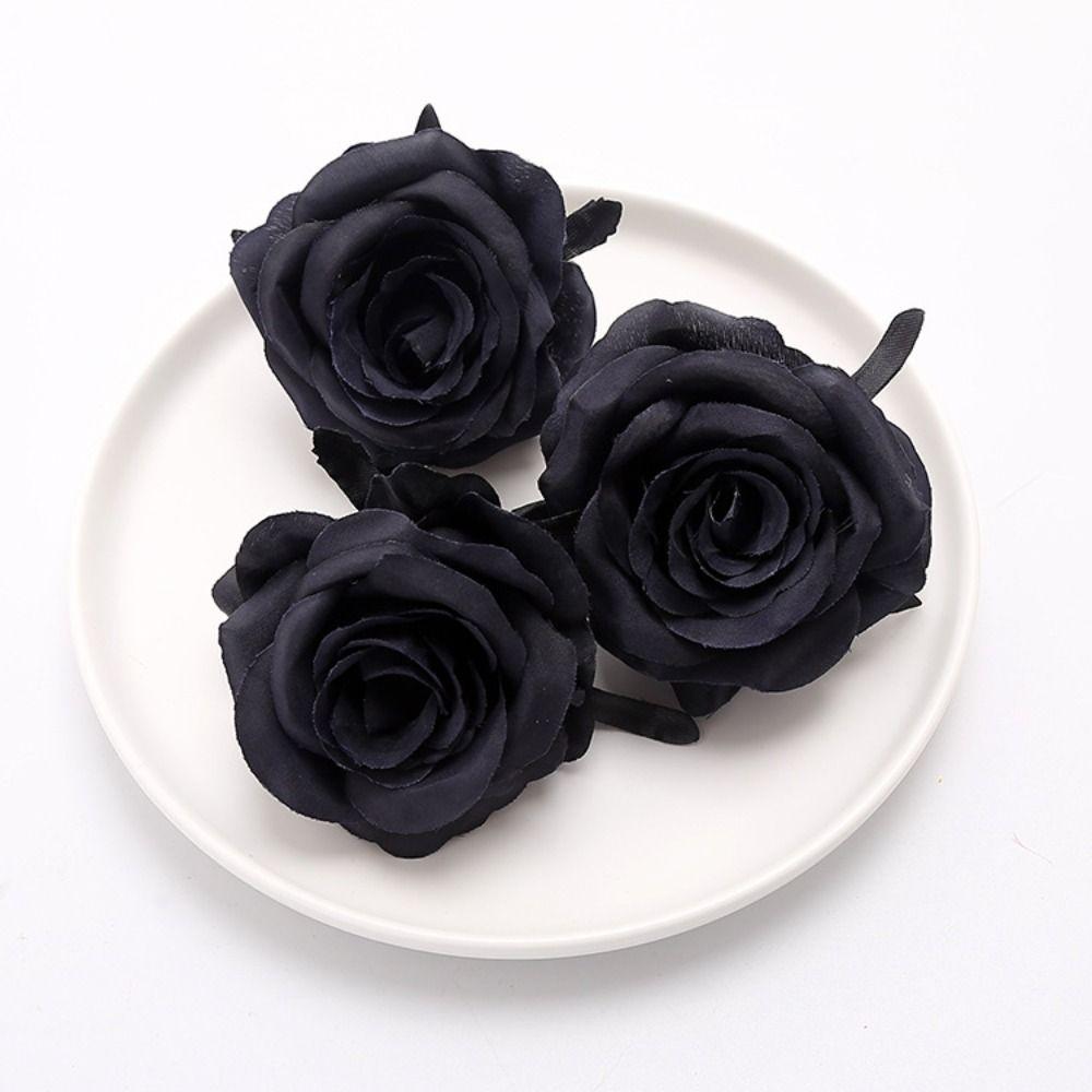 8cm Artificial Black Rose Flowers Gothic Style Fake Rose Flower Wedding Home Party Decor
8cm Artificial Black Rose Flowers Gothic Style Fake Rose Flower Wedding Home Party Decor