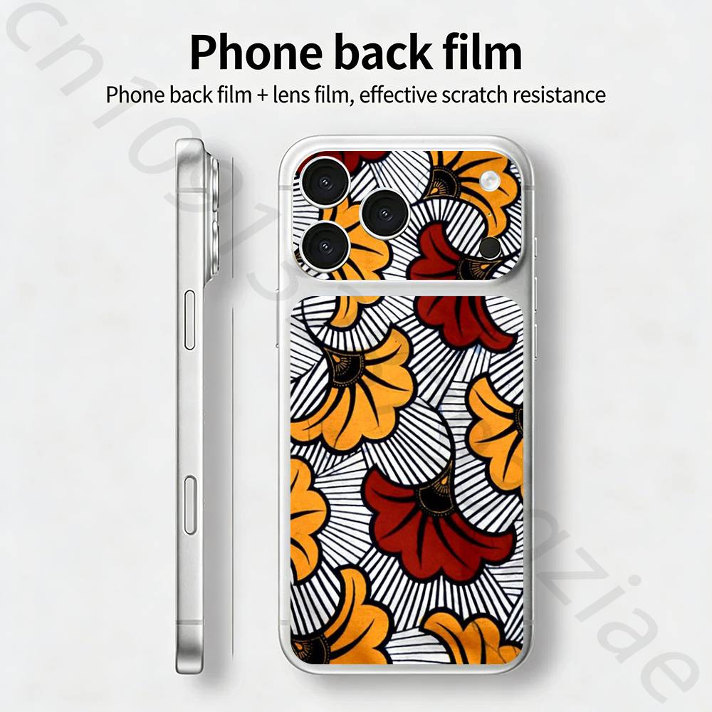 Африканская модная ткань ТИКЕТ Наклейка Обертка-скин для iPhone 17 Pro/Pro max Защитная пленка для задней панели, рамки, камеры iPhone17pro
Африканская модная ткань ТИКЕТ Наклейка Обертка-скин для iPhone 17 Pro/Pro max Защитная пленка для задней панели, рамки, камеры iPhone17pro