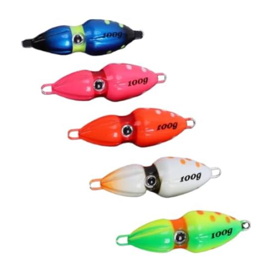 Набор из 5 цветов Omok Squid Type Luminous Sea Bream Fishing 100 г Красный морской лещ Желтохвост Морской окунь Камбала
Набор из 5 цветов Omok Squid Type Luminous Sea Bream Fishing 100 г Красный морской лещ Желтохвост Морской окунь Камбала