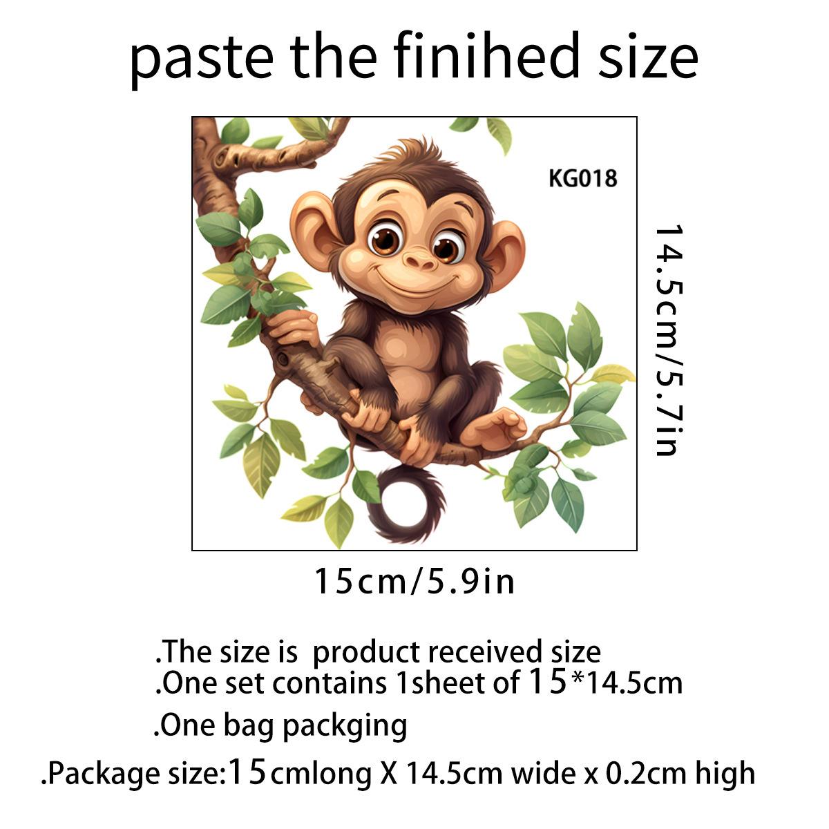 Cartoon Monkey Self Adhesive Waterproof Switch Wall Sticker for Bedroom Home Decor 15x14.5cm різнокольоровий
Cartoon Monkey Self Adhesive Waterproof Switch Wall Sticker for Bedroom Home Decor 15x14.5cm різнокольоровий