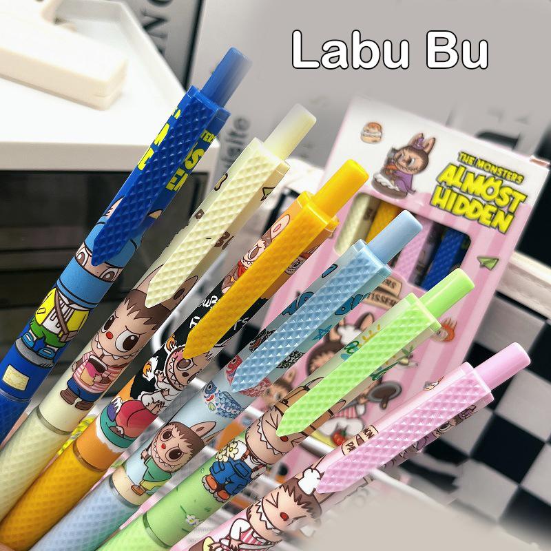 6Pcs Kawaii Gel Pen Labubu Monster Cartoon Neutral Pen Quick Drying Pen Student Examination School Office Supplies Канцтовари
6Pcs Kawaii Gel Pen Labubu Monster Cartoon Neutral Pen Quick Drying Pen Student Examination School Office Supplies Канцтовари