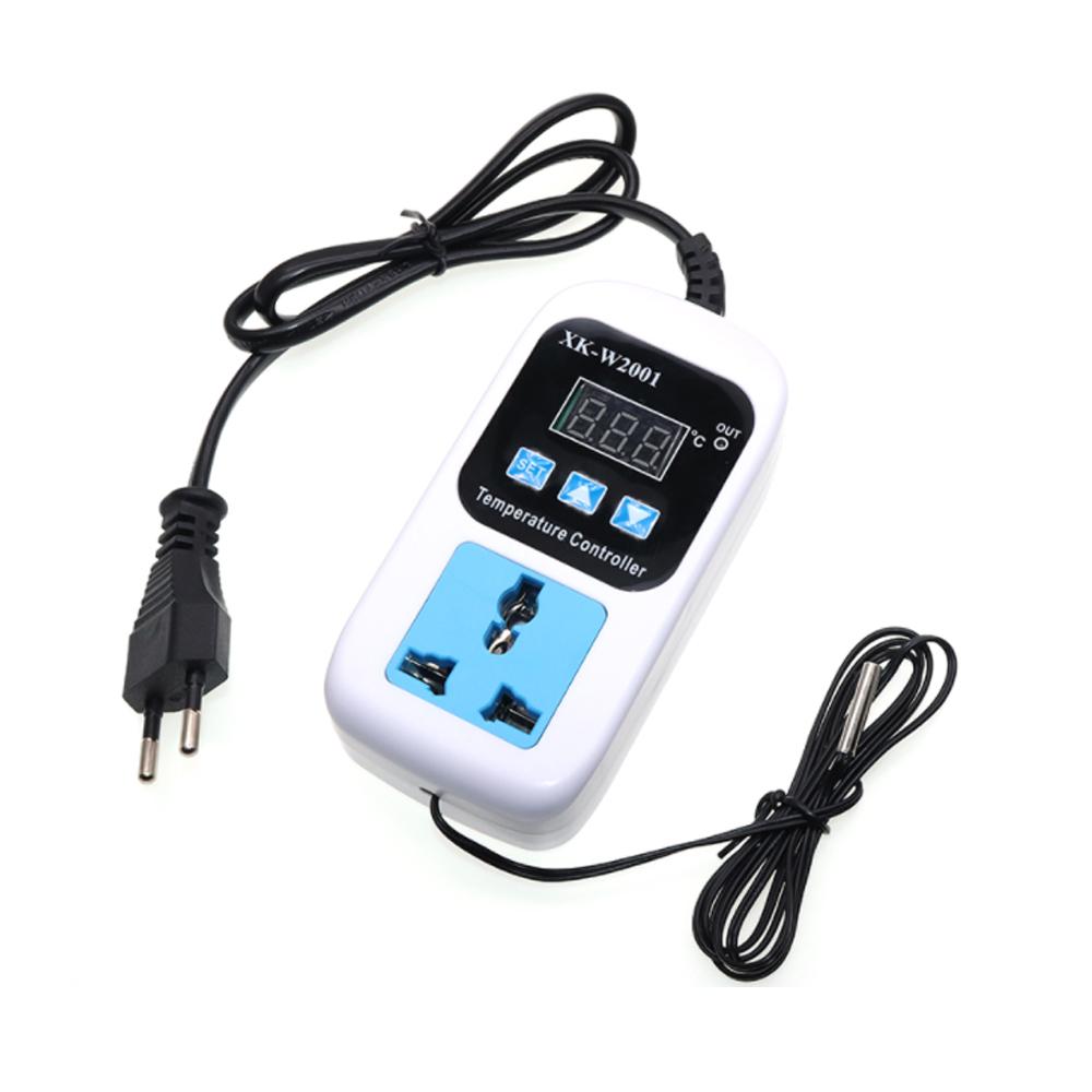 XK-W2001 Digital Temperature Humidity Controller Socket AC 110-220V Thermostat Regulator Socket Outlet EU plug With NTC Sensor белый
XK-W2001 Digital Temperature Humidity Controller Socket AC 110-220V Thermostat Regulator Socket Outlet EU plug With NTC Sensor белый