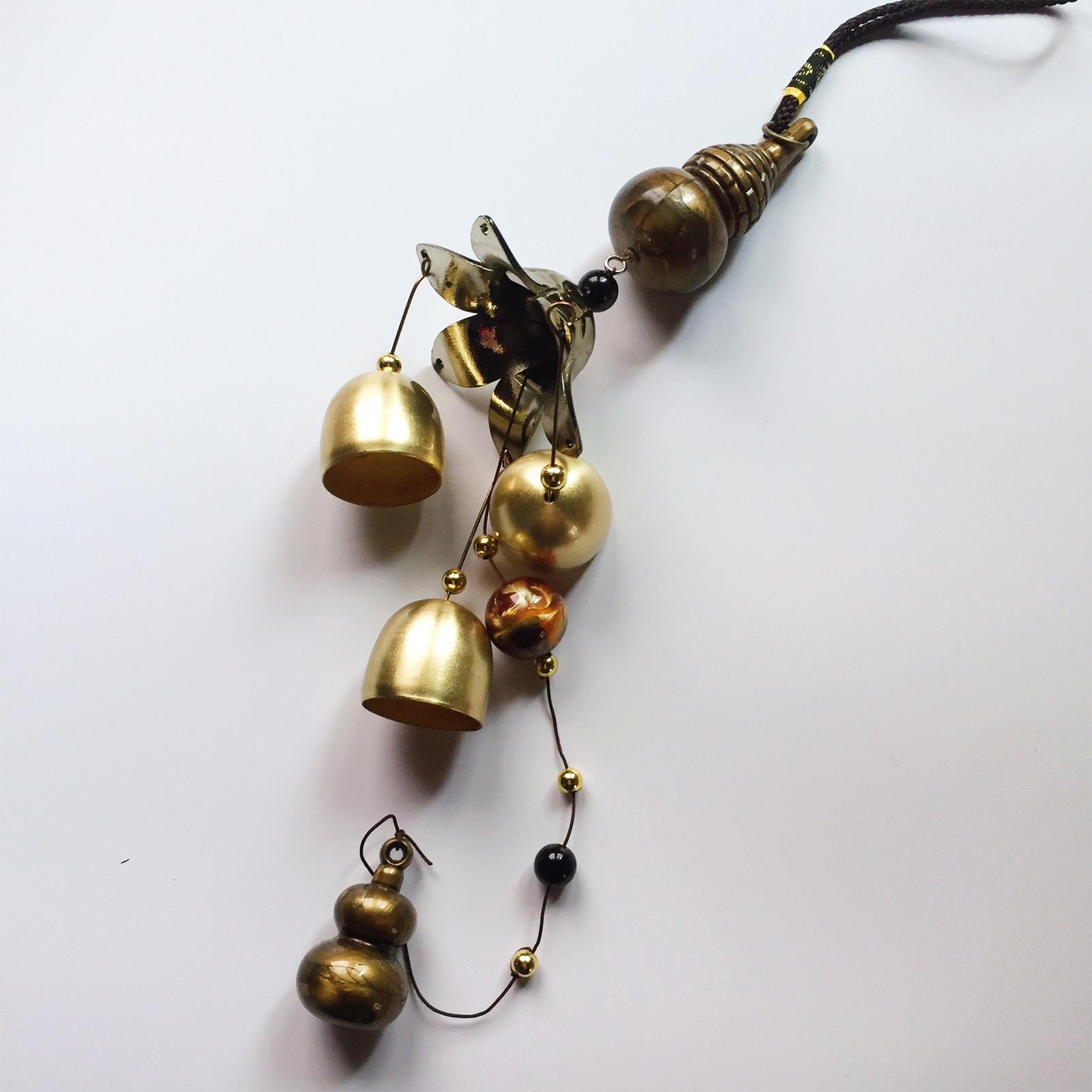 Vintage Alloy Wind Chimes Retro Exquisite Fine Workmanship Decorative Wind Chimes for Shop Home Decoration Gourd
Vintage Alloy Wind Chimes Retro Exquisite Fine Workmanship Decorative Wind Chimes for Shop Home Decoration Gourd