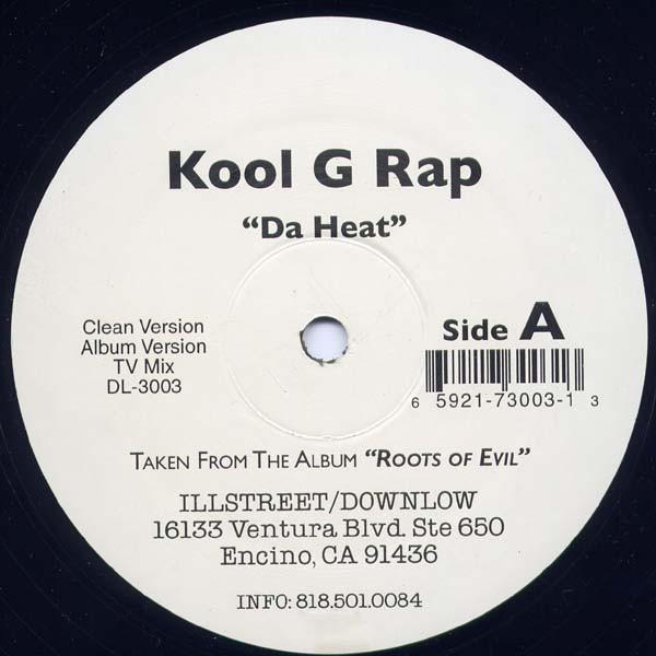 12inch Record KOOL G RAP - Da Heat DL3003 Illstreet / Dow 1998 US Rap & Hip-Hop/R&B Used
12inch Record KOOL G RAP - Da Heat DL3003 Illstreet / Dow 1998 US Rap & Hip-Hop/R&B Used