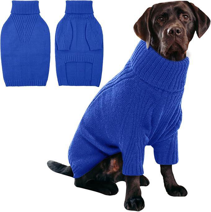Extra Large High Neck Knitted Dog Sweater with Legs for Autumn/Winter (4XL-5XL) XXL
Extra Large High Neck Knitted Dog Sweater with Legs for Autumn/Winter (4XL-5XL) XXL
