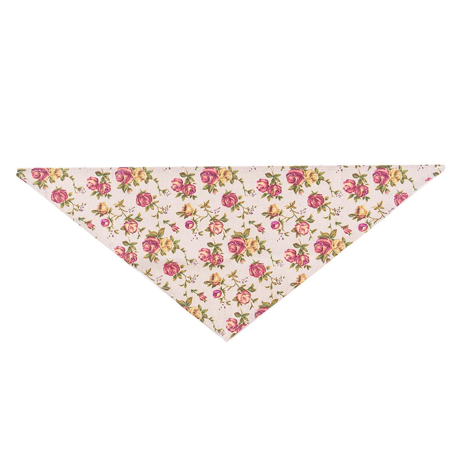 Pet Bandana Triangle Scarf Floral Pattern Adjustable Size Soft Cotton Material Comfortable Lightweight for Dogs and Cats One Size
Pet Bandana Triangle Scarf Floral Pattern Adjustable Size Soft Cotton Material Comfortable Lightweight for Dogs and Cats One Size