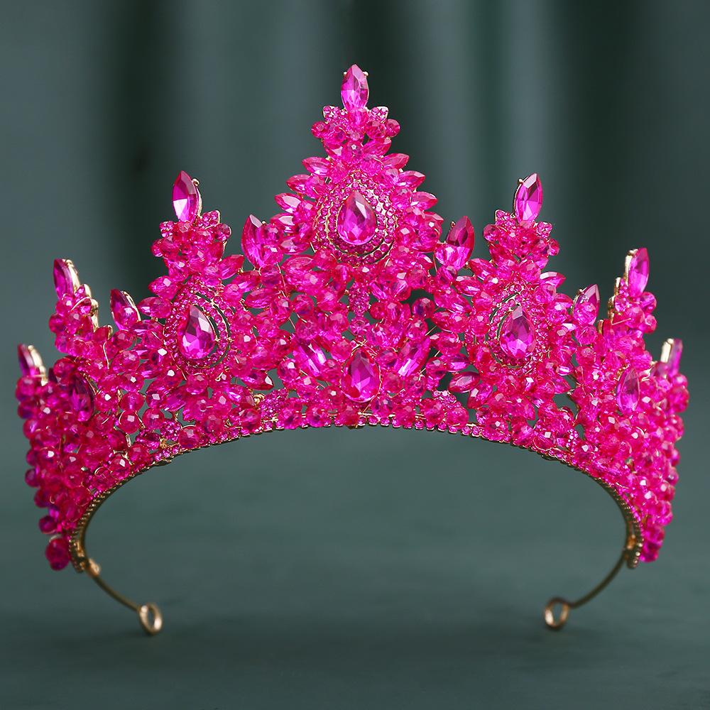 DIEZI Elegant Bridal AB Crystal Beads Tiara For Women Girls Wedding Party Handmade Luxury Queen Crown Hair Dress New Accessories
DIEZI Elegant Bridal AB Crystal Beads Tiara For Women Girls Wedding Party Handmade Luxury Queen Crown Hair Dress New Accessories