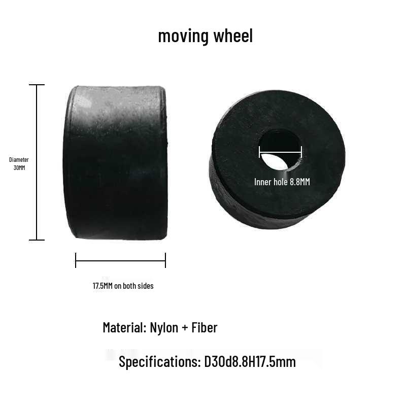 Universal Roller Wheel: Wear-Resistant Caster for Exercise Bikes & Treadmills
Universal Roller Wheel: Wear-Resistant Caster for Exercise Bikes & Treadmills