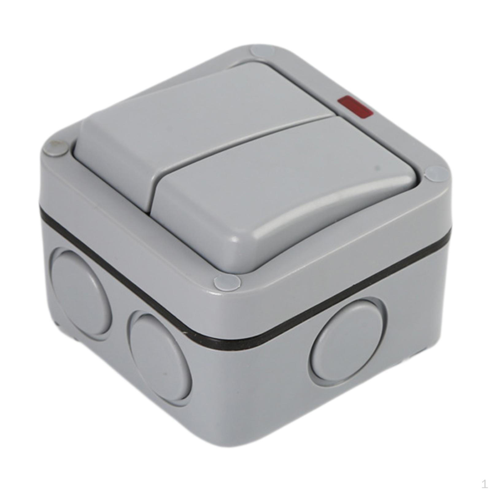 Outdoor Switch Wall Push Button, Dustproof Sturdy Waterproof Weatherproof for Ship Ports
Outdoor Switch Wall Push Button, Dustproof Sturdy Waterproof Weatherproof for Ship Ports
