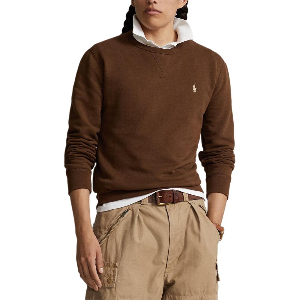 Polo Ralph Lauren Однотонный трикотажный свитшот с круглым вырезом и вышивкой маленькой пони, с длинными рукавами, мужской, коричневый 710825900-014 M
Polo Ralph Lauren Однотонный трикотажный свитшот с круглым вырезом и вышивкой маленькой пони, с длинными рукавами, мужской, коричневый 710825900-014 M