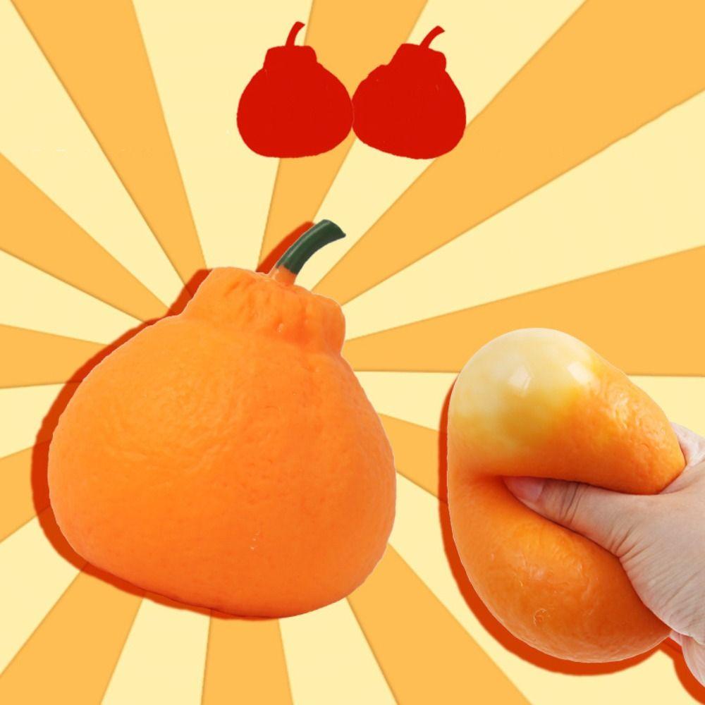 Sticky Decompressing Pinching Ball Soft Pinching and Decompressing Toy Squeeze Ugly Orange Toys
Sticky Decompressing Pinching Ball Soft Pinching and Decompressing Toy Squeeze Ugly Orange Toys